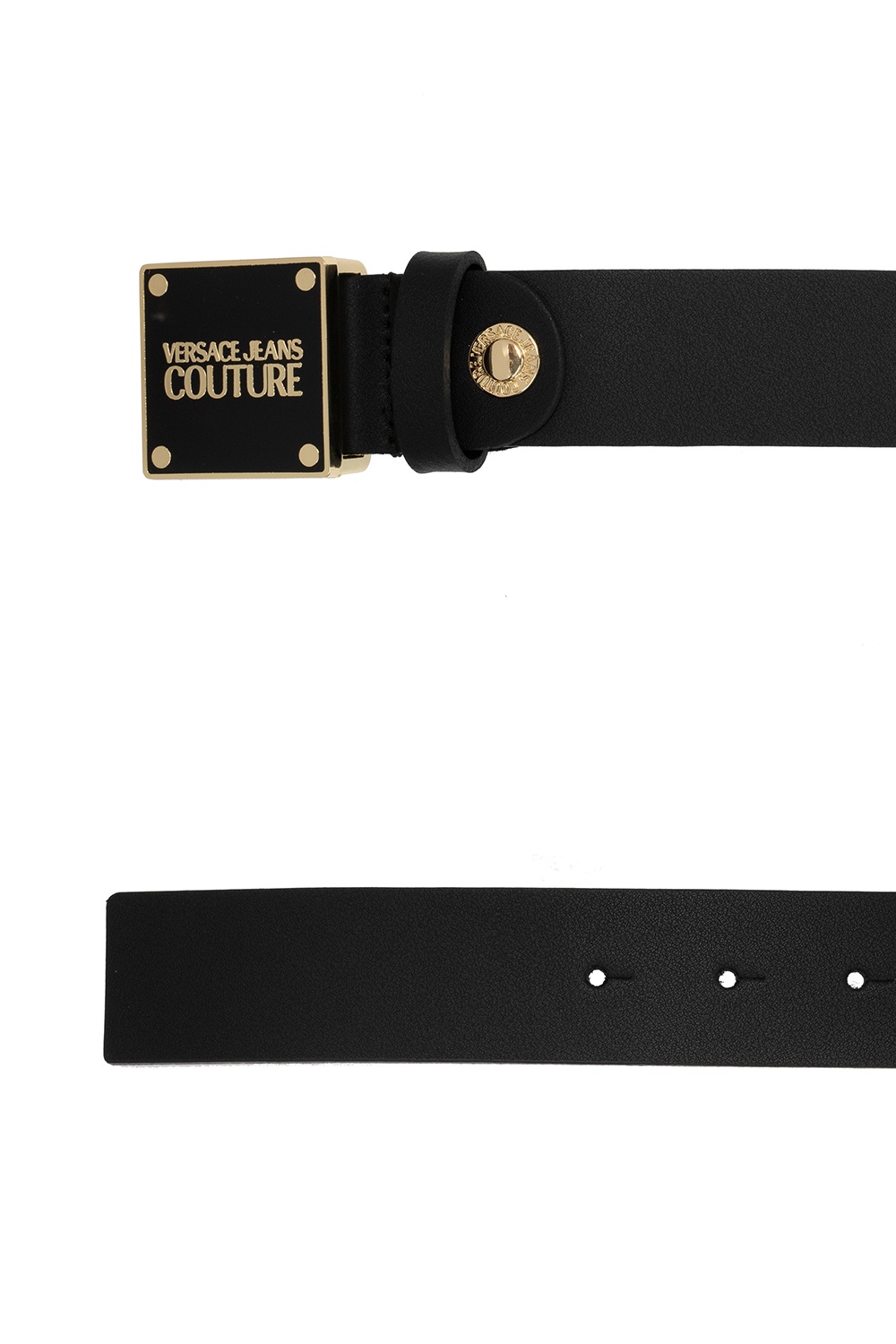 Versace Jeans Couture Leather belt with logo